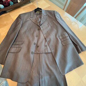 T-Fusion Distinctive Mens 3-pc Suit W Stitch Detailing R N 109117